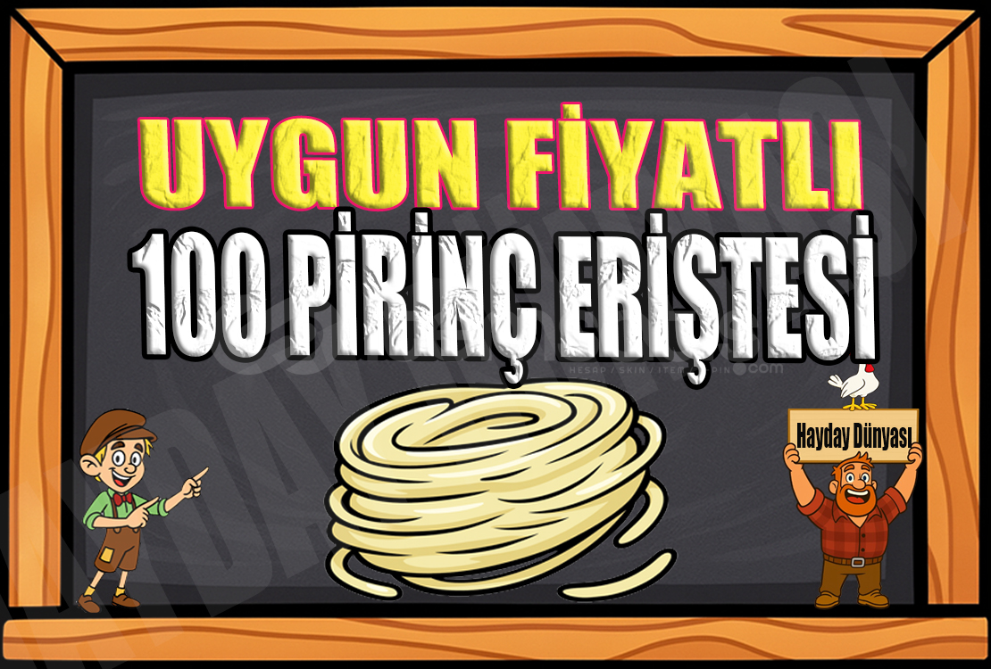 100 PİRİNÇ ERİŞTESİ 100 PİRİNÇ ERİŞTESİ
