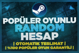 ✨%100 POPÜLER OYUNLU STEAM RANDOM HESAP✨