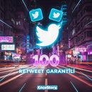 100 RETWEET GARANTİLİ