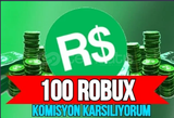 100 Robux (143 Olarak Gönderilecektir)Anında