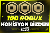 100 Robux + Komisyon Bizden