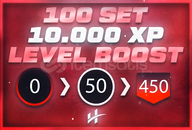 100 SET / 10000 XP ⭐ STEAM LEVEL BOOST