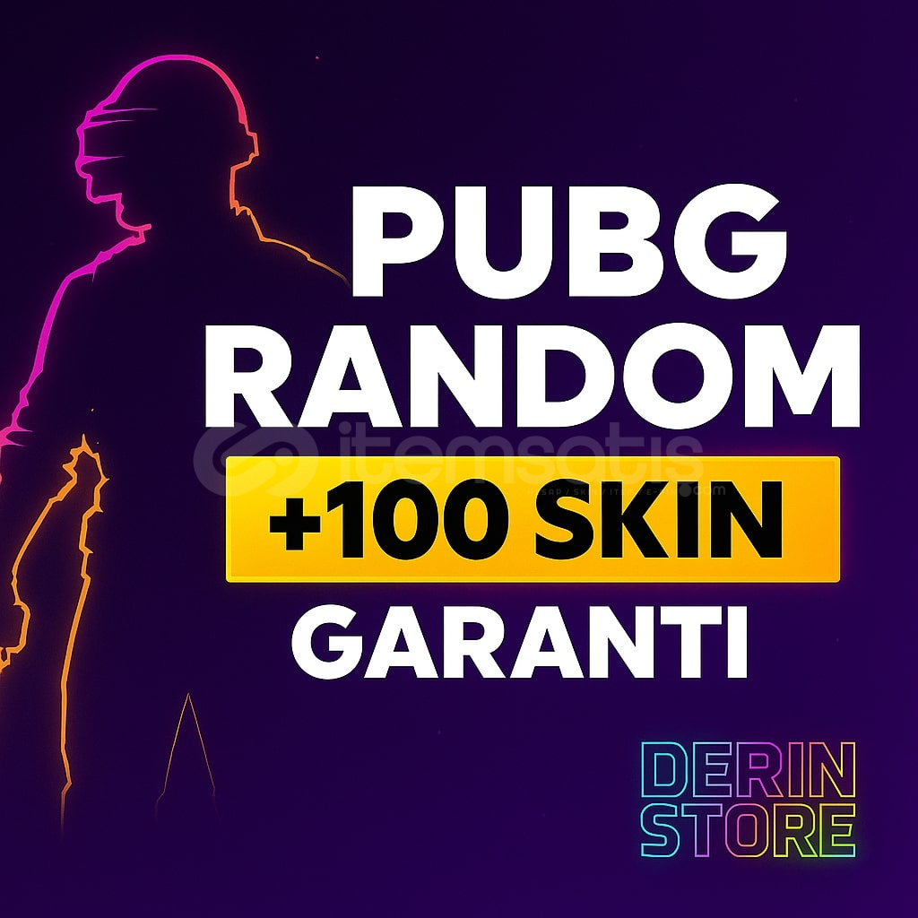 ⭐️+ 100 SKIN GARANTI ! PUBG RANDOM HESAP ⭐️ ⭐️+ 100 SKIN GARANTI ! PUBG RANDOM HESAP ⭐️
