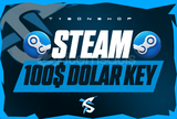 +100$ Steam Random Key / Oto - Teslim