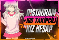 ⭐ +100 TAKİPÇİLİ İNSTAGRAM KIZ HESABI⭐