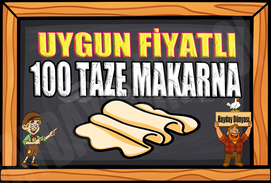 100 TAZE MAKARNA 100 TAZE MAKARNA