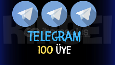 100 Telegram ÜYE l KALİTELİ l 