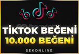 %100 TikTok 10.000 Beğeni