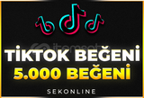 %100 TikTok 5.000 Beğeni