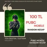 100 TL BOŞ YOK DESTANSI PUBG MOBILE RANDOM