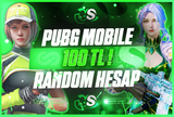 ⭐[100 TL] PUBG MOBİLE RANDOM HESAP ⭐