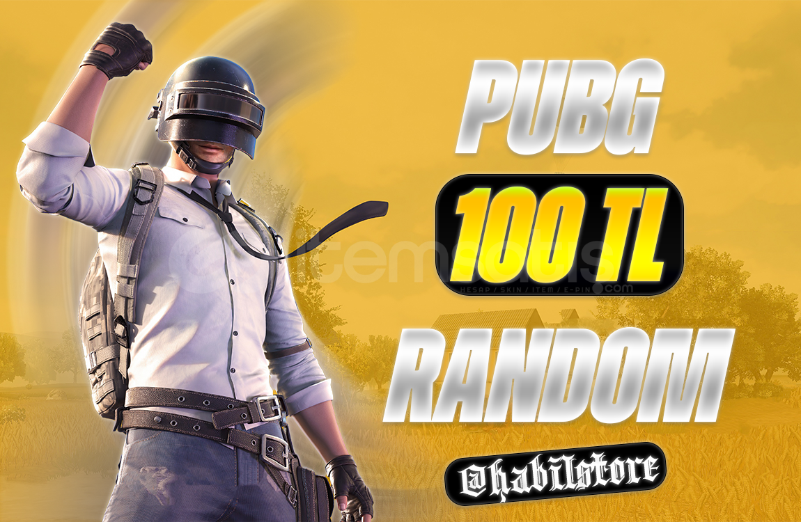 100 TL PUBG MOBİLE RANDOM HESAP 100 TL PUBG MOBİLE RANDOM HESAP