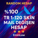 ⭐ %100 TR 1-120 Skin • Mail Değişen Hesap ⭐