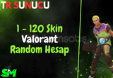 ⭐%100 TR⭐ 1 - 120 Skin Random Hesap ⭐