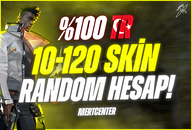 ⭐[%100 TR] 10-120 SKİN GARANTİ RANDOM HESAP⭐