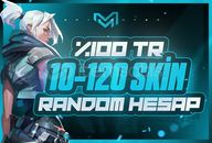 ⭐%100 TR 10-120 SKİN GARANTİLİ RANDOM HESAP⭐