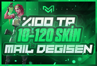 ⭐[%100 TR] 10-120 SKİN MAİL DEĞİŞEN HESAP⭐