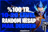 ⭐%100 TR ⭐ TR 10-20 LEVEL MAİL DEĞİŞEN 