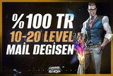 ⭐[%100 TR] 10-20 LEVEL UNRANKED MAİL DEĞİŞEN⭐