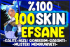 ❤️[%100 Şanslı] 100-300 Skin [SINIRLI STOK]⭐