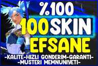 ❤️[%100 Şanslı] 100-300 Skin [SINIRLI STOK]⭐