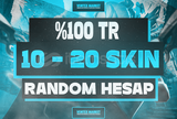 ⭐️ [%100 TR] 10-20 SKİN RANDOM HESAP