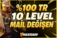 ⭐[100% TR] 10 LEVEL MAİL DEĞİŞEN HESAP