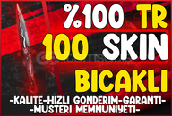 %100 TR❤️100-120 Skin [EFSANEVİ]⭐