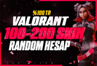 ⭐%100 TR 100-200 SKİN GARANTİLİ! RANDOM⭐