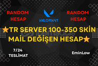 ⭐ %100 TR 100-350 Skin • Mail Değişen Hesap ⭐
