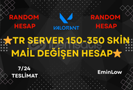 ⭐ %100 TR 150-350 Skin • Mail Değişen Hesap ⭐