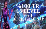 %100 TR 18 LEVEL HESAP 