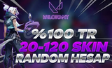 {%100 TR} 20 - 120 Skın Garantili Random Hesap