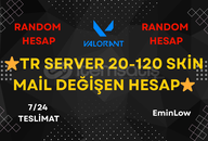 ⭐ %100 TR 20-120 Skin • Mail Değişen Hesap ⭐