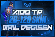 ⭐[%100 TR] 20-120 SKİN MAİL DEĞİŞEN HESAP⭐