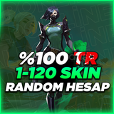 ⭐%100TR | 1-120 SKIN RANDOM HESAP