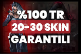 ⭐️%100 TR 20-30 SKİN GARANTİLİ RANDOM⭐️