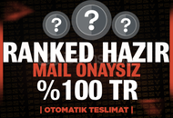 ⭐%100 TR +20 Level Mail Onaysız Ranked Ready ⭐