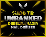 100 TR 20 LEVEL+ RANKED READY MAİL DEĞİŞEN