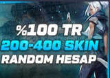 ⭐[%100 TR] 200-400 SKIN RANDOM HESAP⭐