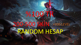 %100 TR +200 SKİN +500 LEVEL