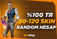 ⭐%100 TR 30-120 Skin Garantili Random Hesap⭐