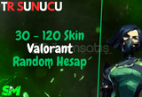 ⭐%100 TR⭐ 30 - 120 Skin Random Hesap ⭐