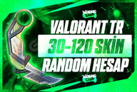 ⭐%100 TR 30-120 SKİN VALORANT RANDOM⭐