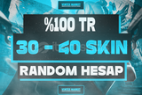 ⭐️ [%100 TR] 30-40 SKİN RANDOM HESAP