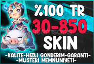 ❤️100% TR➜ 30-850 Skin Random ✧ Oto + Garanti⭐