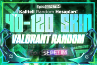 ⭐[%100 TR] 40-120 SKİN RANDOM HESAP⭐