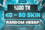 ⭐️ [%100 TR] 40-50 SKİN RANDOM HESAP