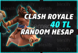 [100%TR] 40 LİRA CLASH ROYALE RANDOM HESAP