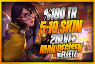 ⭐%100 TR 5-10 SKİN MAİL DEĞİŞEN⭐